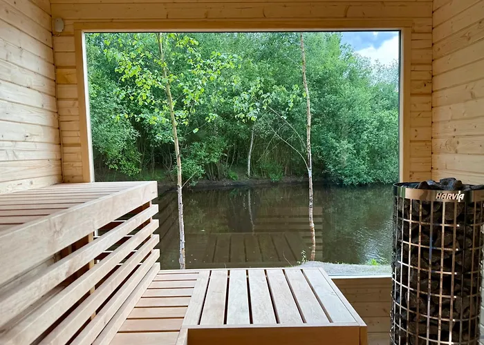 Natursee-chalet,spa Mit Hot Tub,jacuzzi,sauna,ponyhof,angeln Twist
